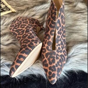 Jessica Simpson Animal Print Heeled Boots